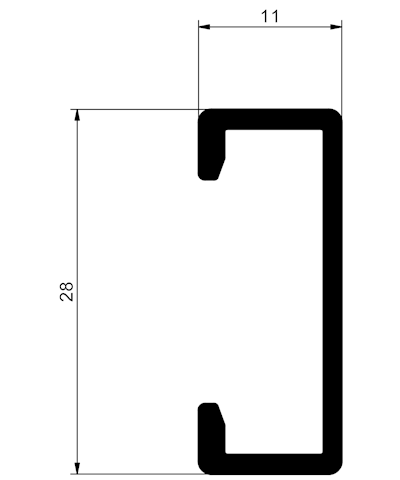 AWP 203 Frame 28mm - 6000 mm